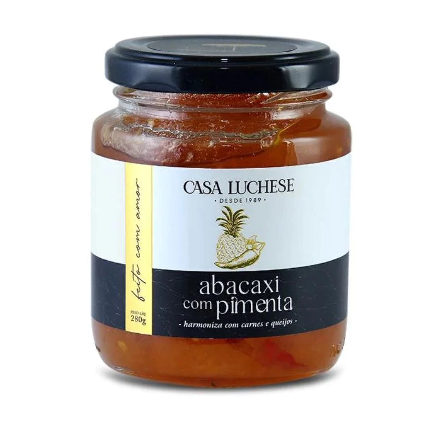 Geléia de Abacaxi com Pimenta 260g Casa Luchese