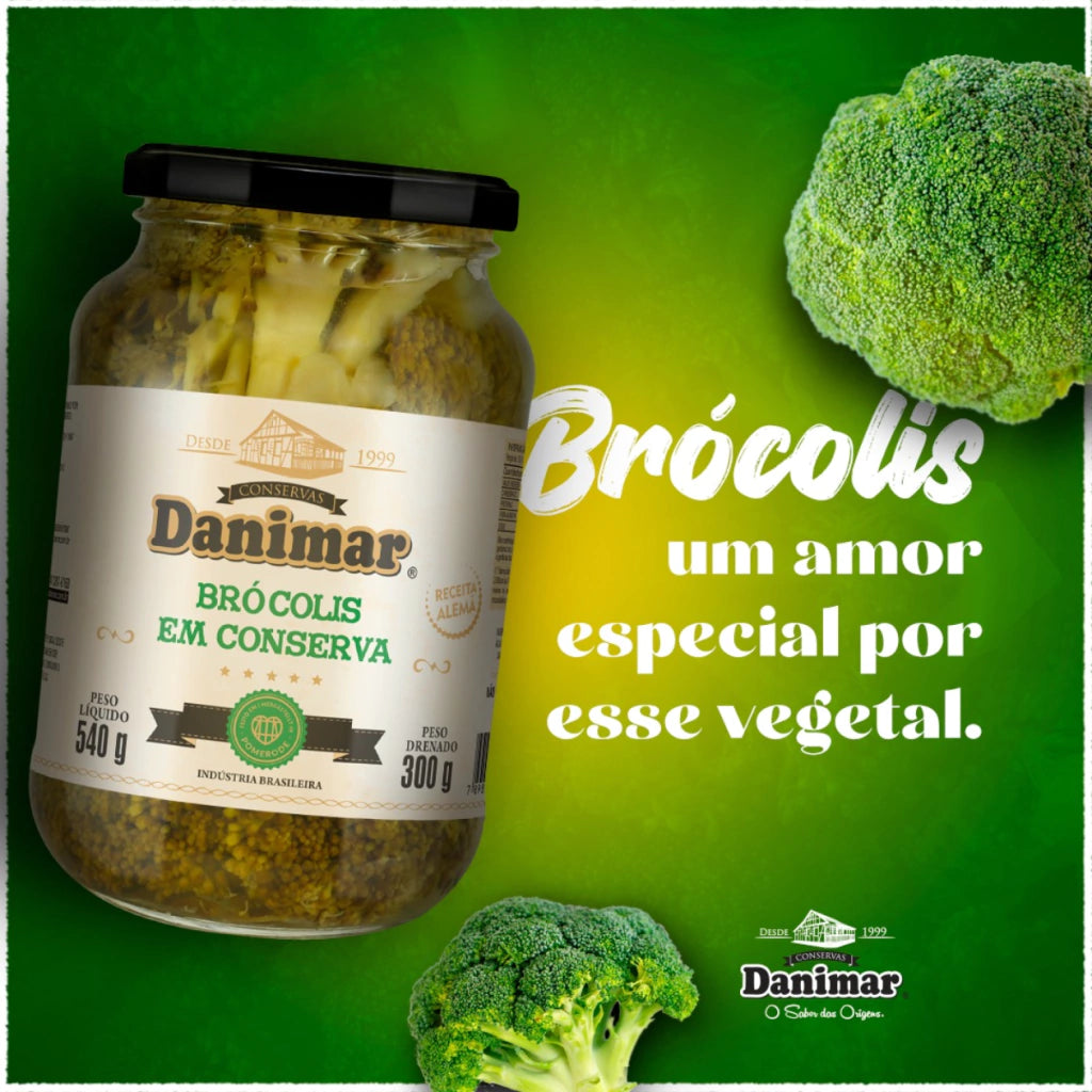 Brócolis em Conserva Danimar Vidro 300g