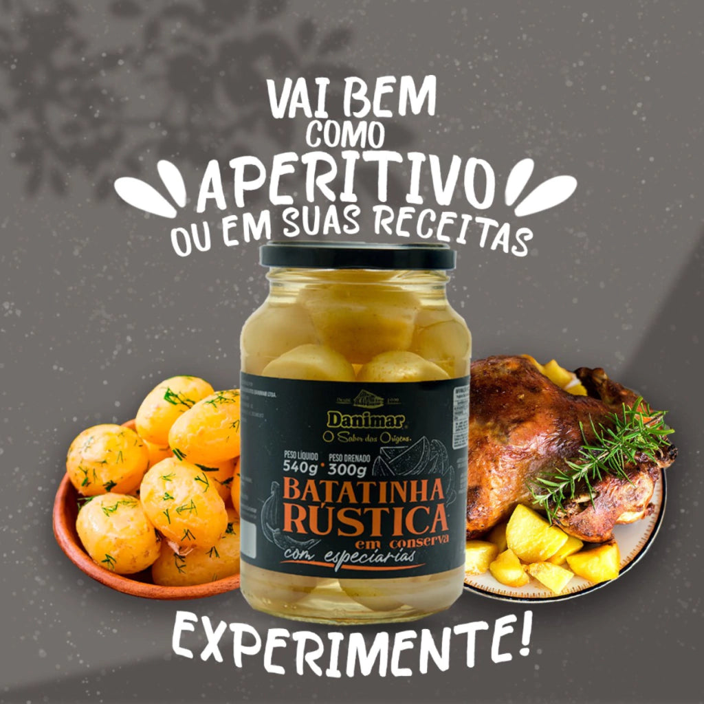Batatinha Rústica Com Especiarias Em Conserva Danimar