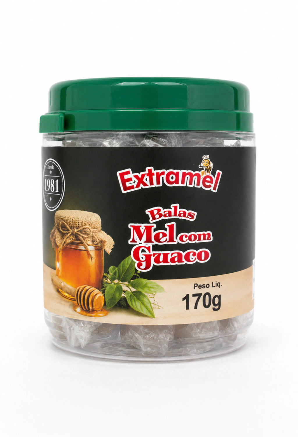 Bala Extramel Gengibre/Mel e Própolis/Mel com Guaco/Sortida 170g
