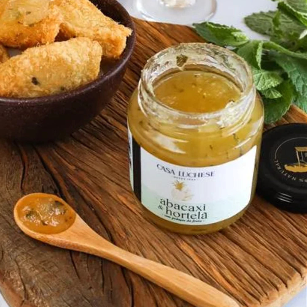 Geleia de Abacaxi e Hortelã 250g Casa Luchese