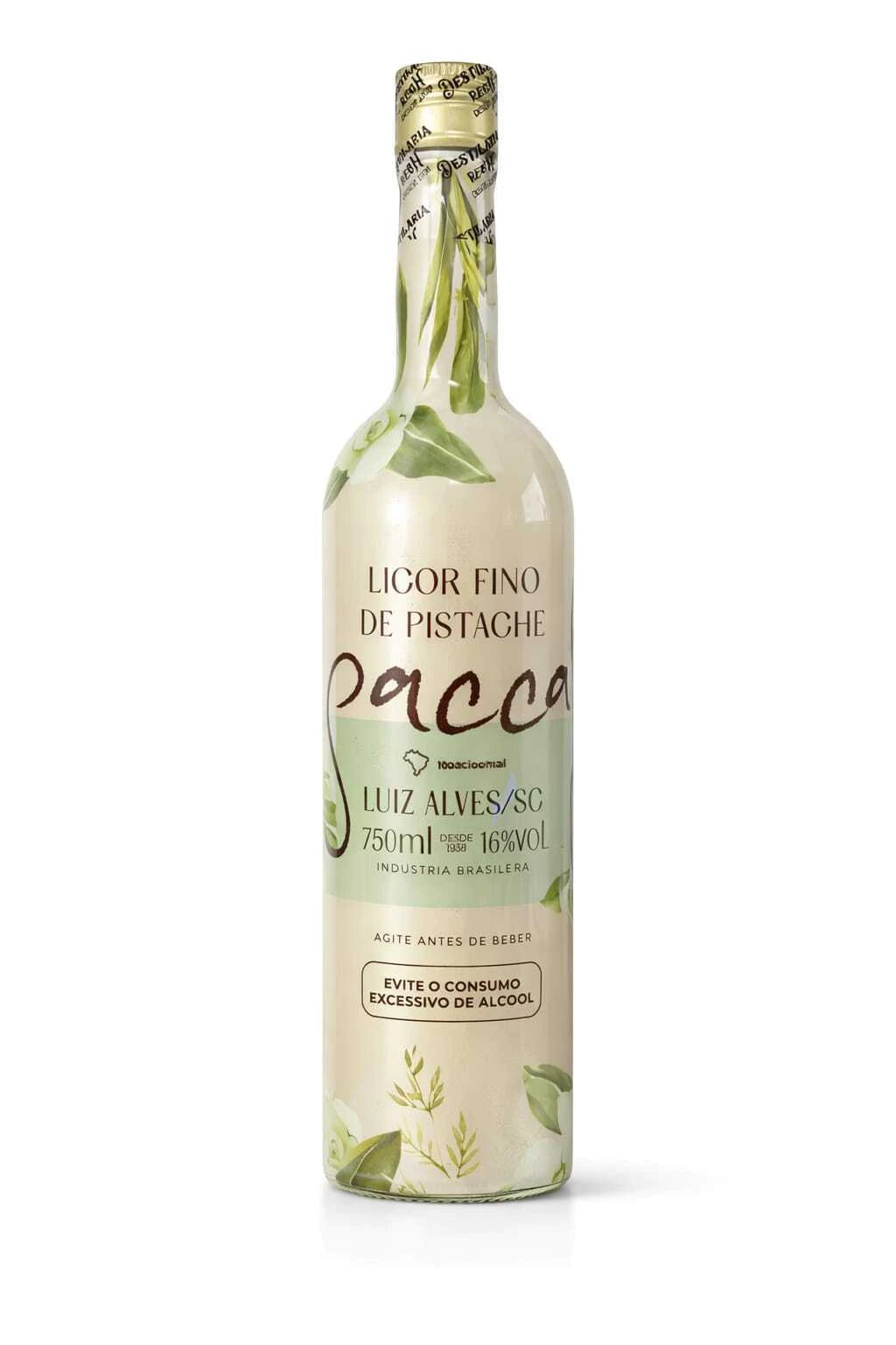 Licor Fino de Pistache Sacca 750ml