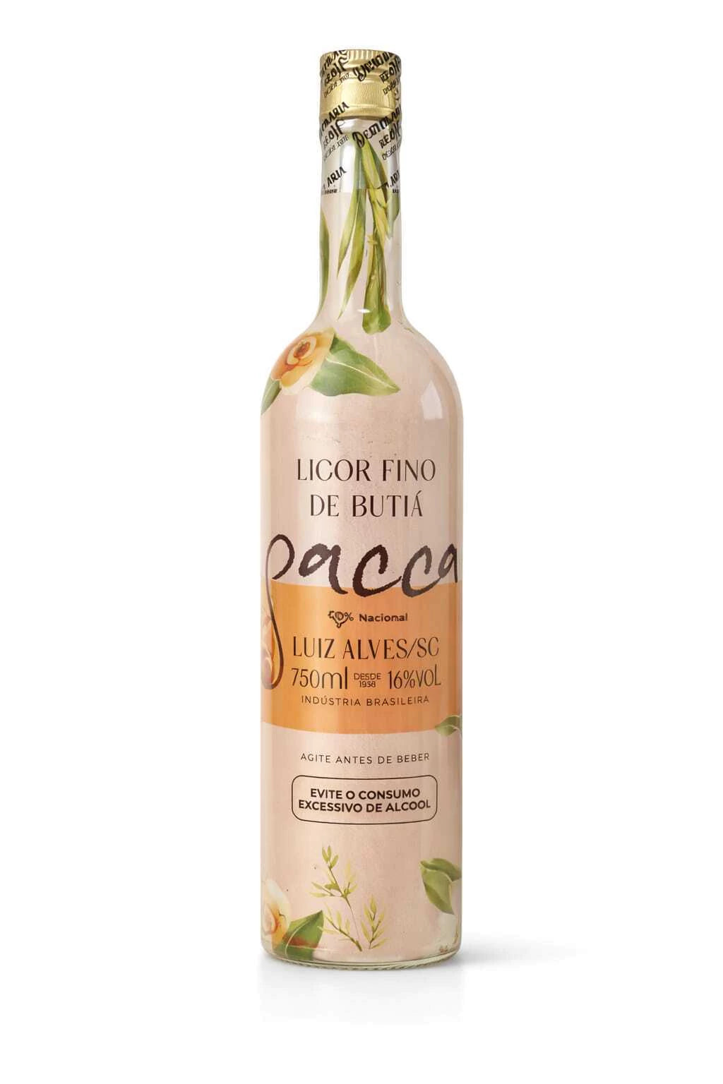 Licor Fino De Butiá Sacca 750ml
