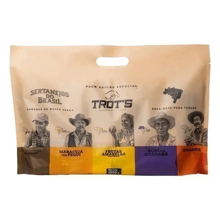 Pack Sertanejos do Brasil - Sabores da nossa terra - 1.250g - Uma homenagem aos 5 cantos do Brasil