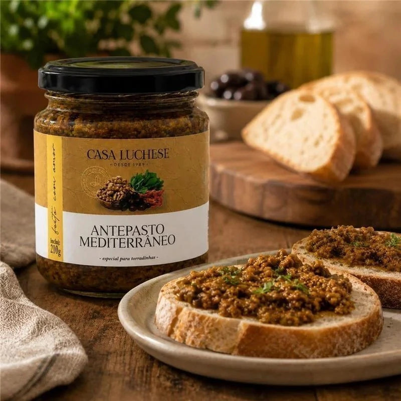 ANTEPASTO MEDITERRÂNEO 210G CASA LUCHESE