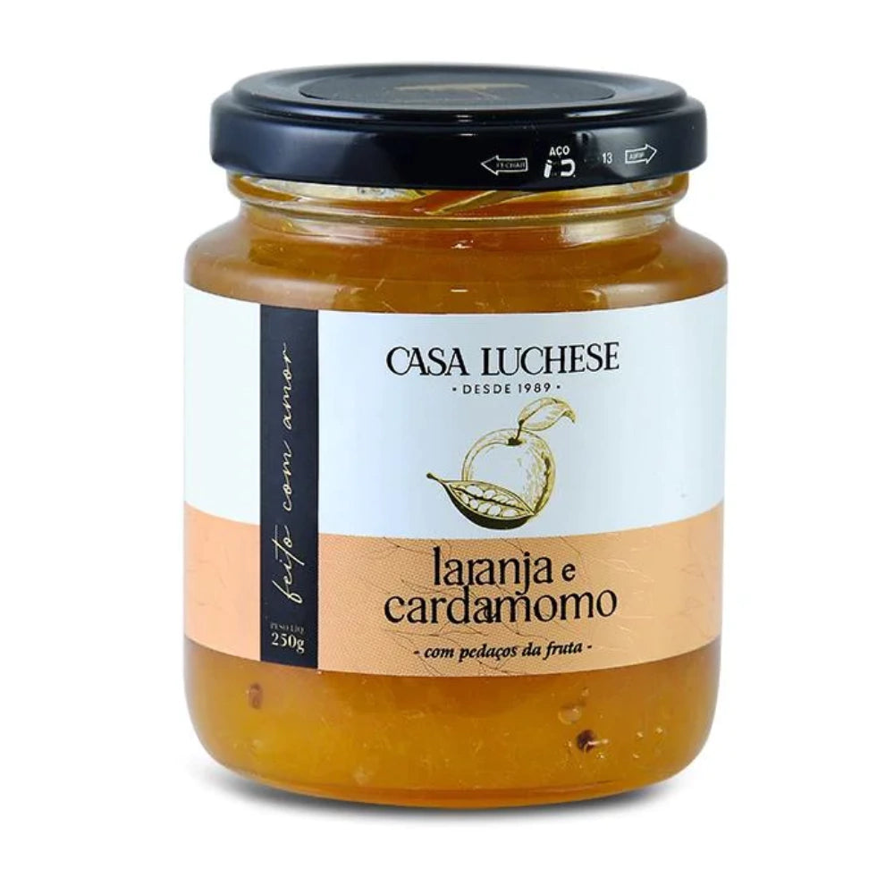 Geléia de Laranja & Cardamono Premium 250g Casa Luchese