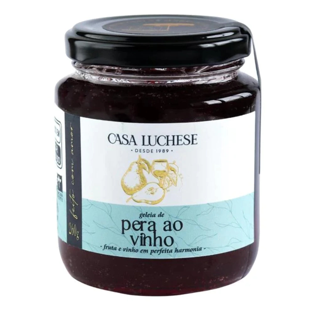 Geléia de Pera ao Vinho 260g Casa Luchese
