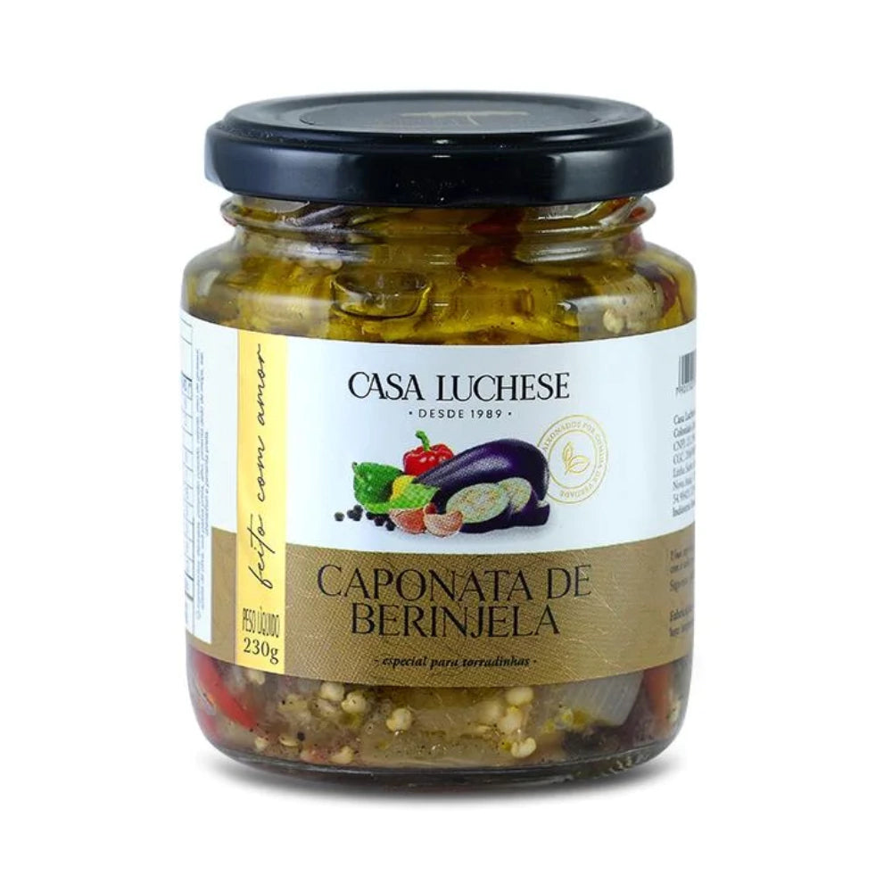 Caponata de Beringela 215g Casa Luchese