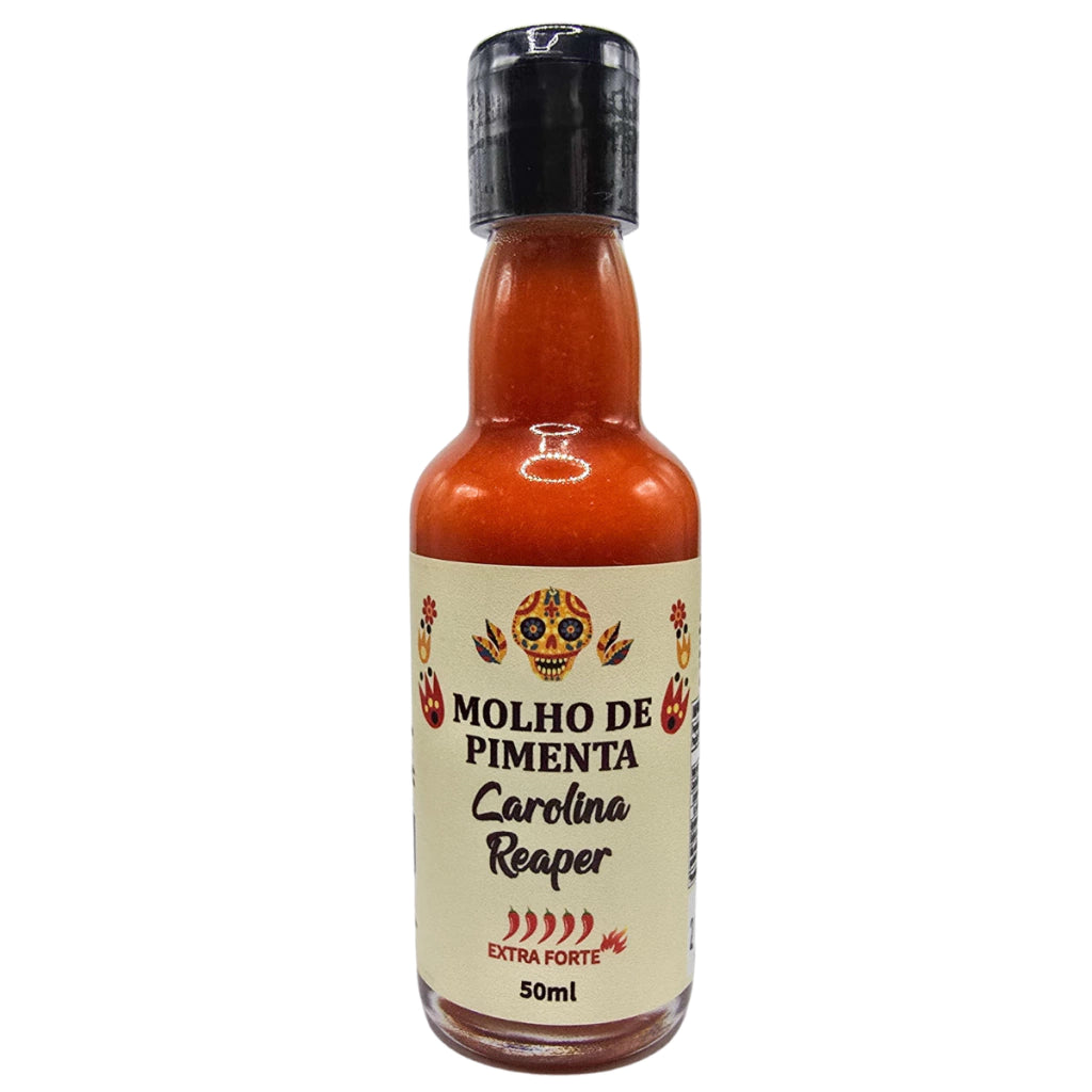 Molho de Pimenta Extra Forte Carolina Reaper – 50ml