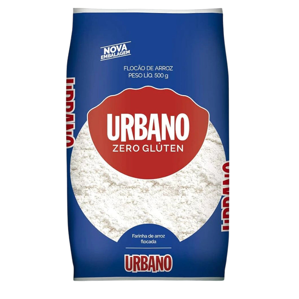 Farinha de Arroz Sem Glúten 1Kg Urbano Alimentos