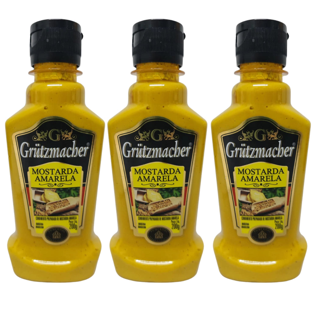 Mostarda Amarela Grutzmacher 200g - Receita Alemã