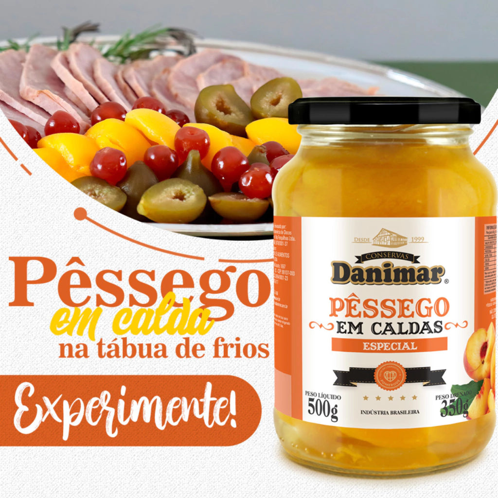 Pêssegos Em Caldas Especial Danimar 350 G