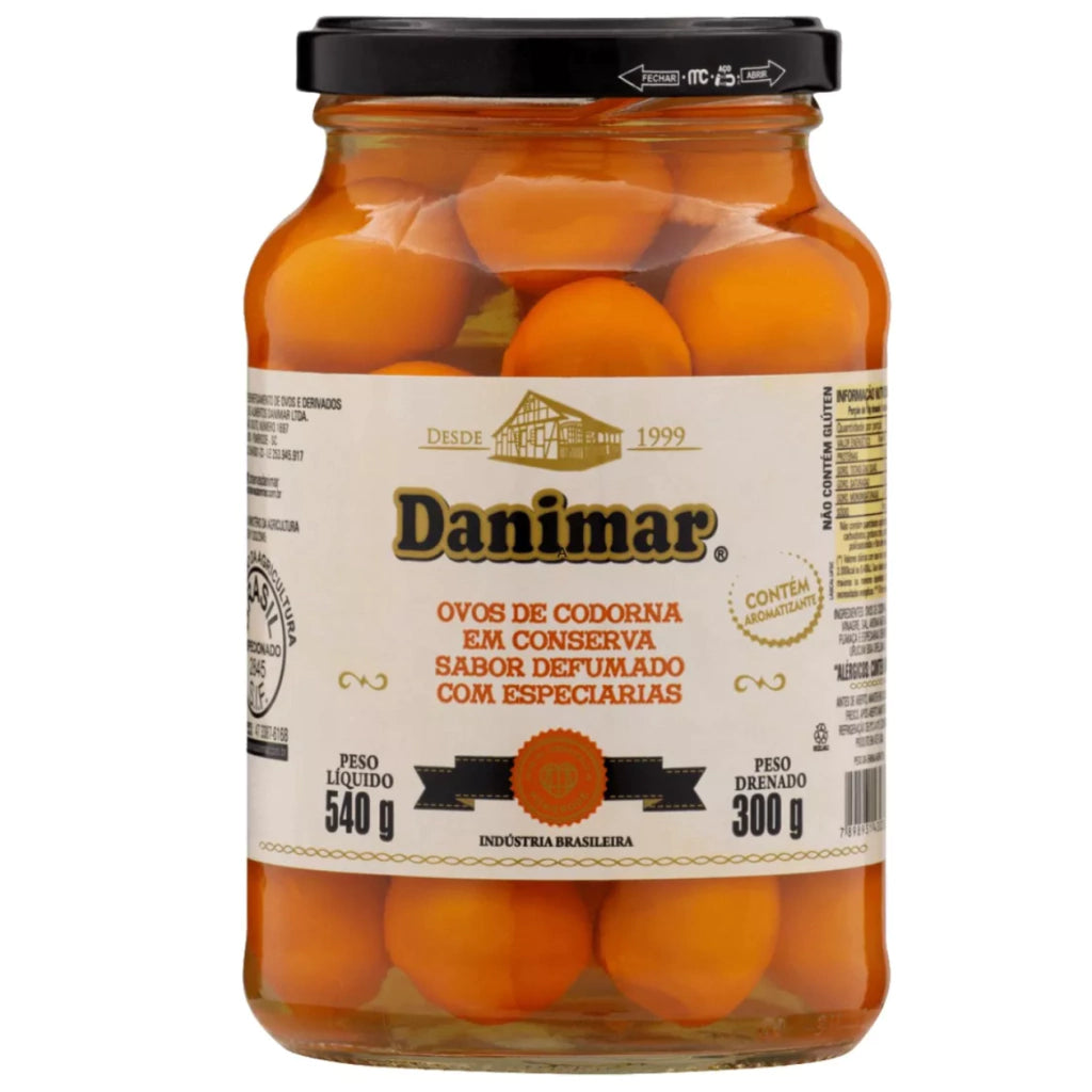 Ovo de Codorna Defumado Danimar