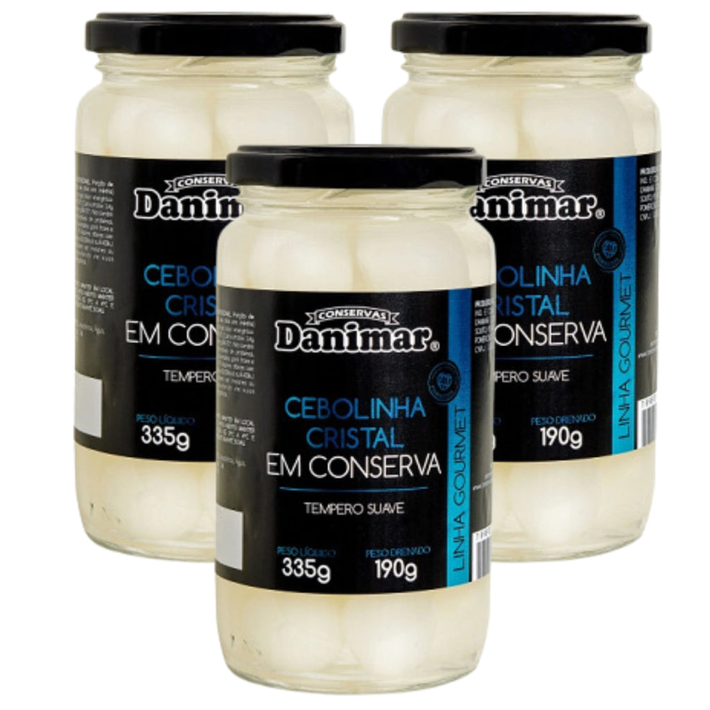 Cebolinha Cristal Conserva Tempero Suave Danimar