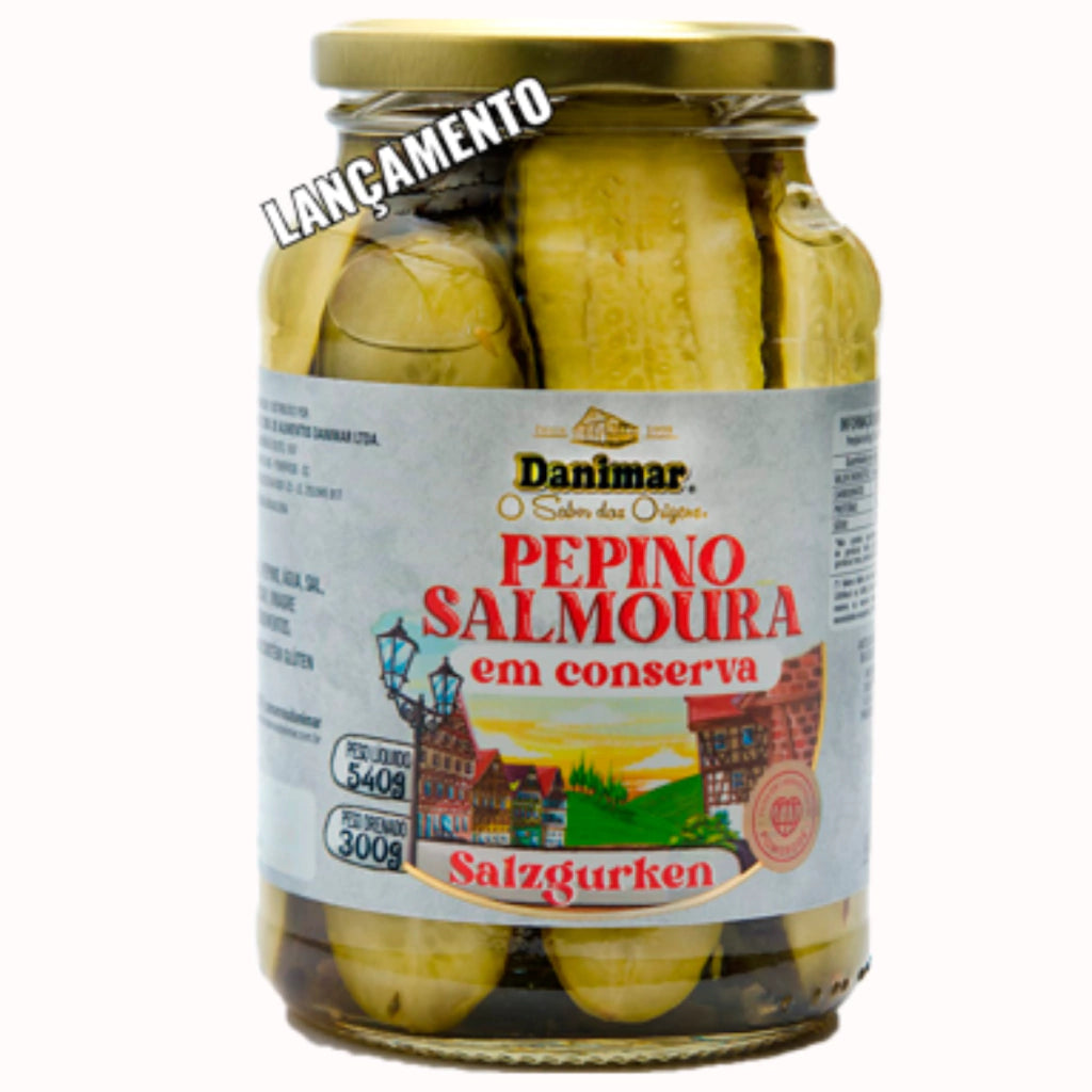 Pepino Salmoura Conserva Salzgurken Danimar Receita Alemã