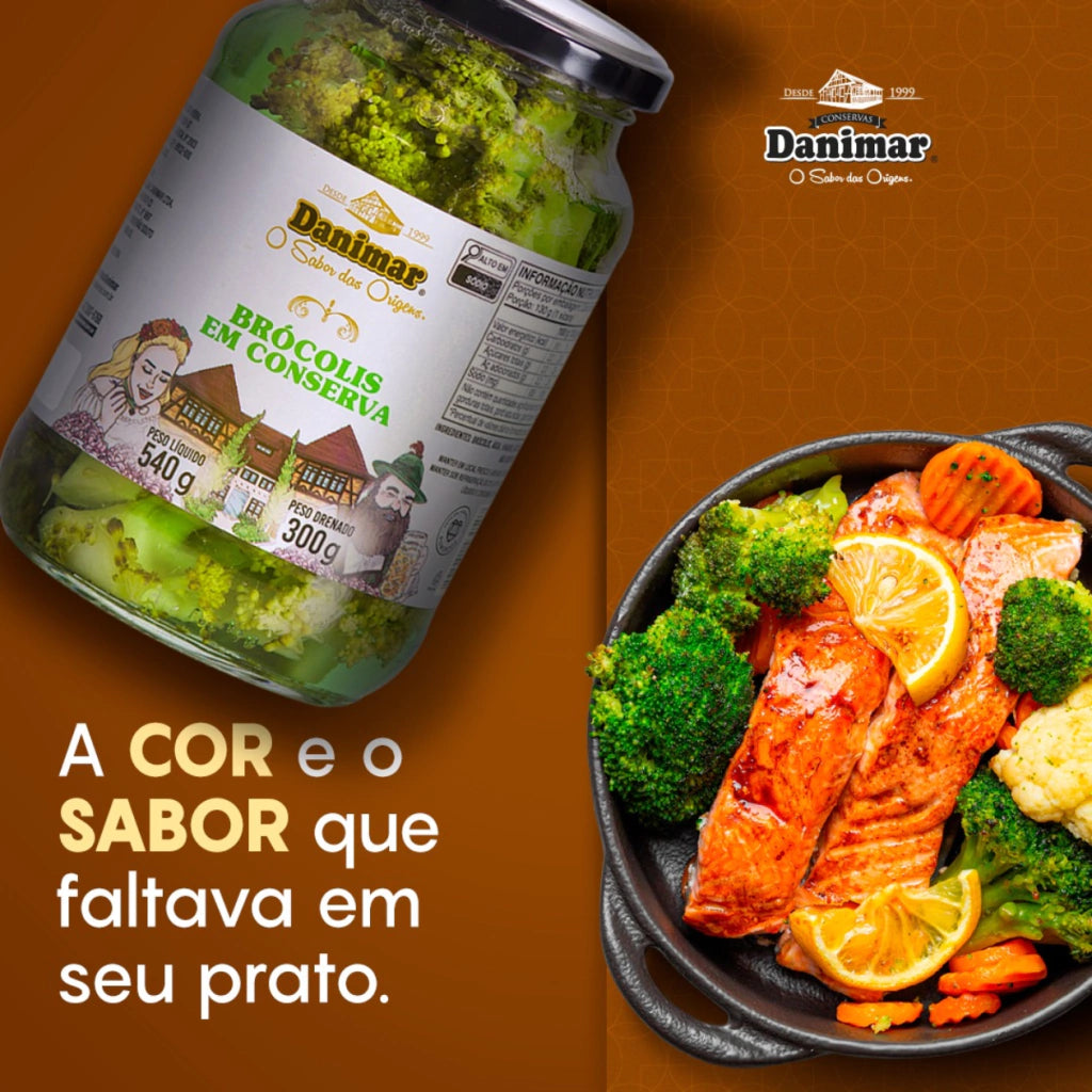 Brócolis em Conserva Danimar Vidro 300g