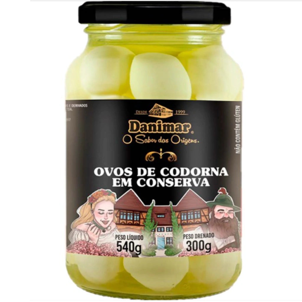 Ovos De Codorna Em Conserva Danimar 540g