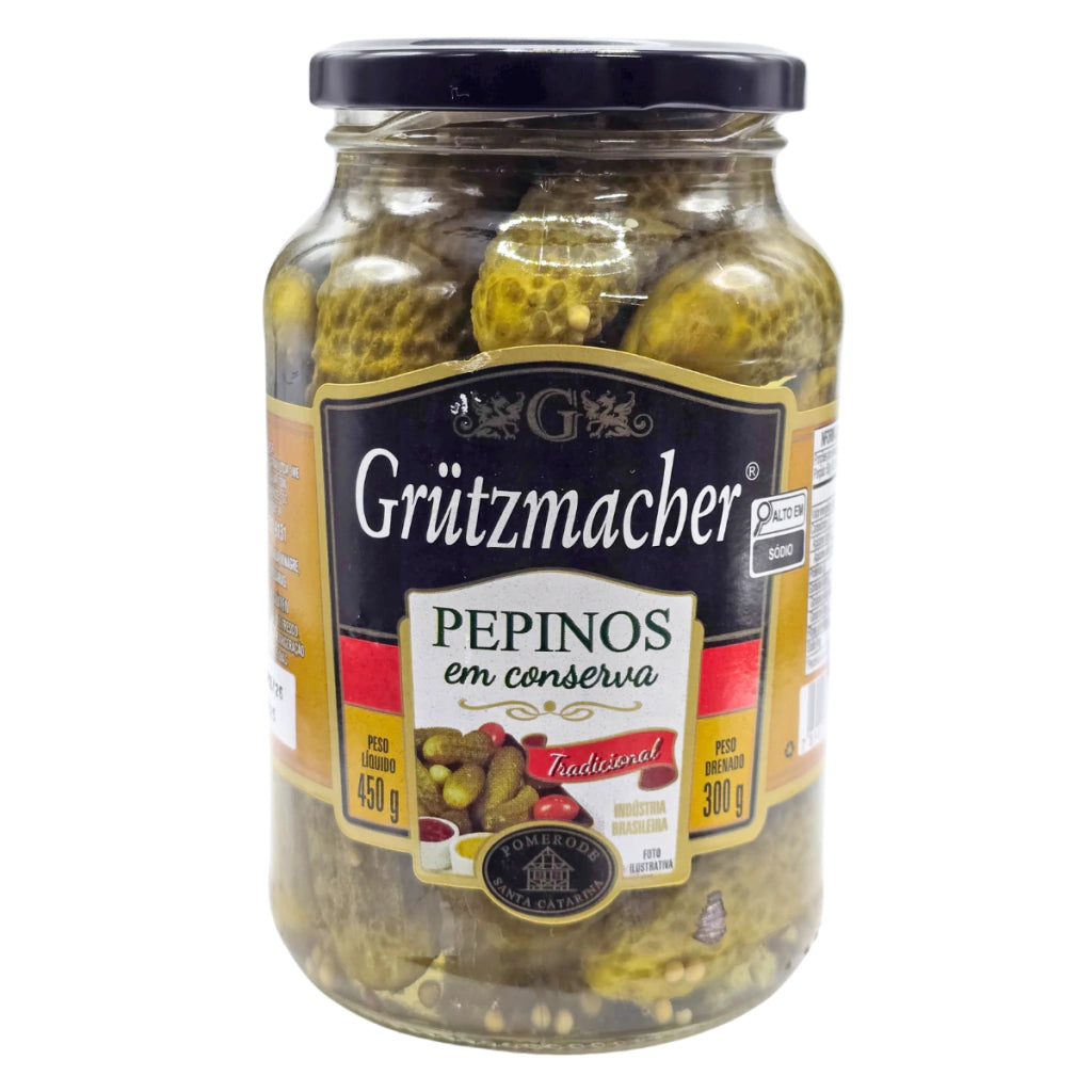 Pepino Inteiro em Conserva Tradicional Grutzmacher
