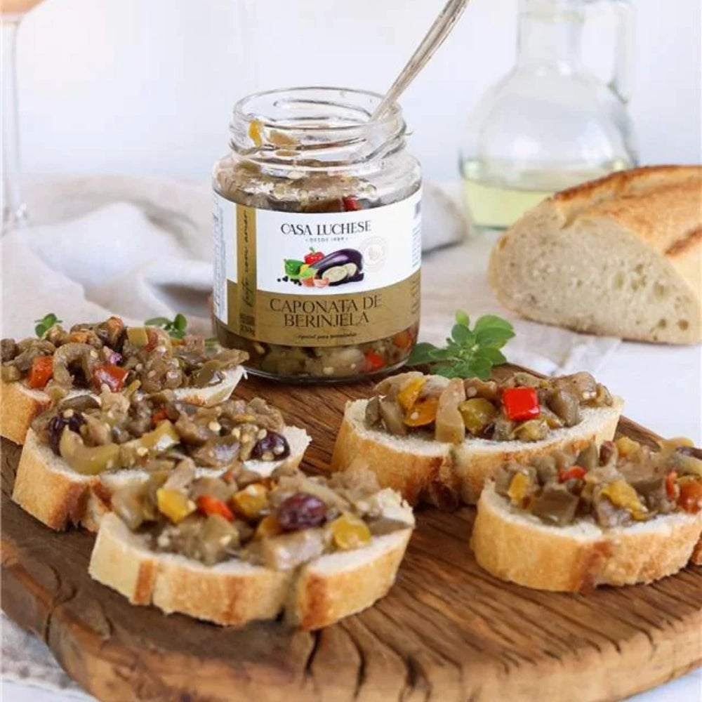Caponata de Beringela 215g Casa Luchese
