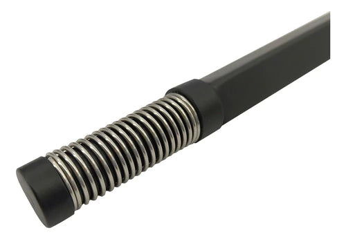 Bomba para Tereré em Inox com Filtro de Mola Externa Inox 19cm Preta ou Prata
