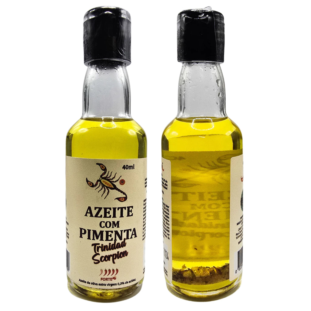 Azeite de Oliva Extra Virgem com Pimenta Trinidad Scorpion