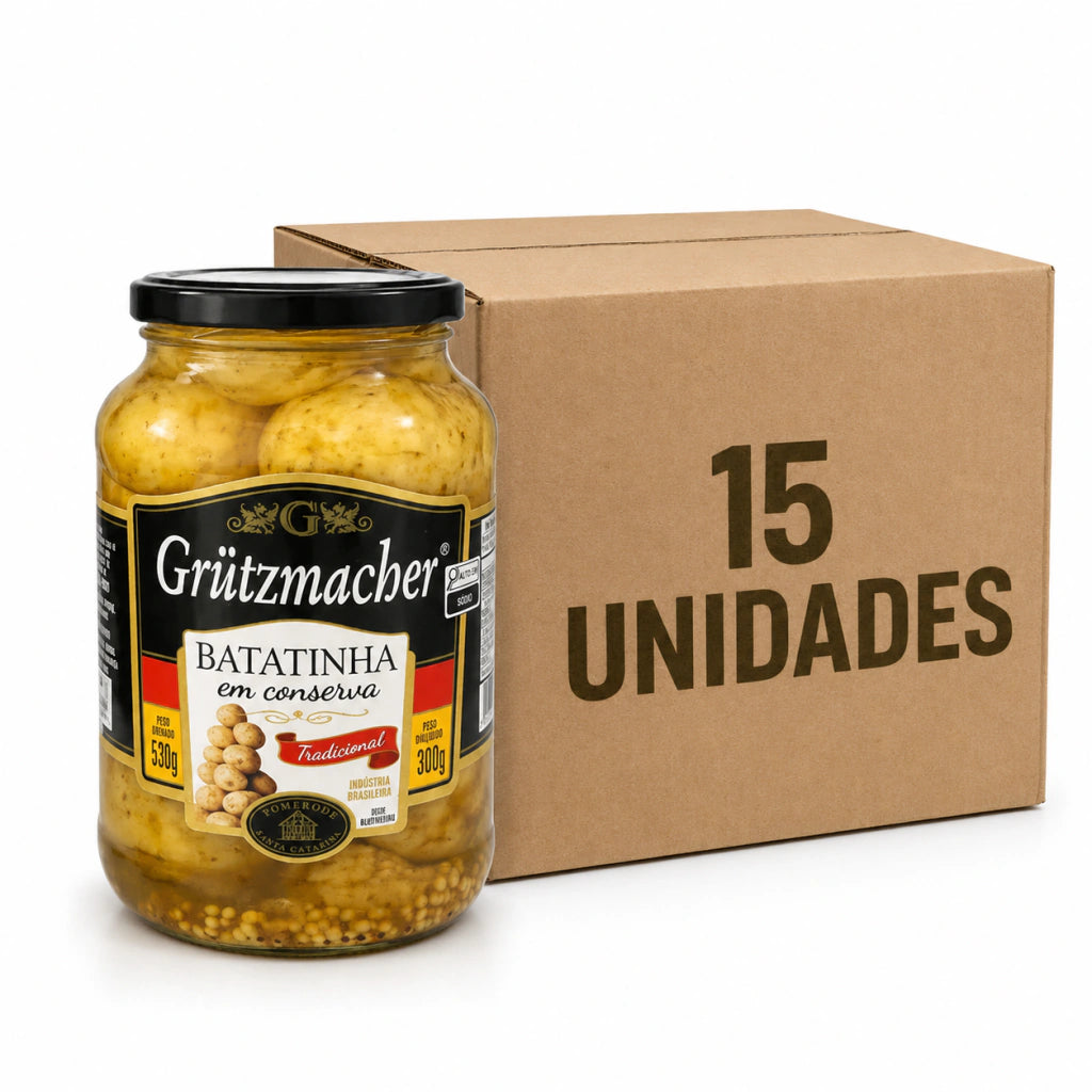 Batatinha em Conserva Grützmacher CAIXA COM 15 UNIDADES