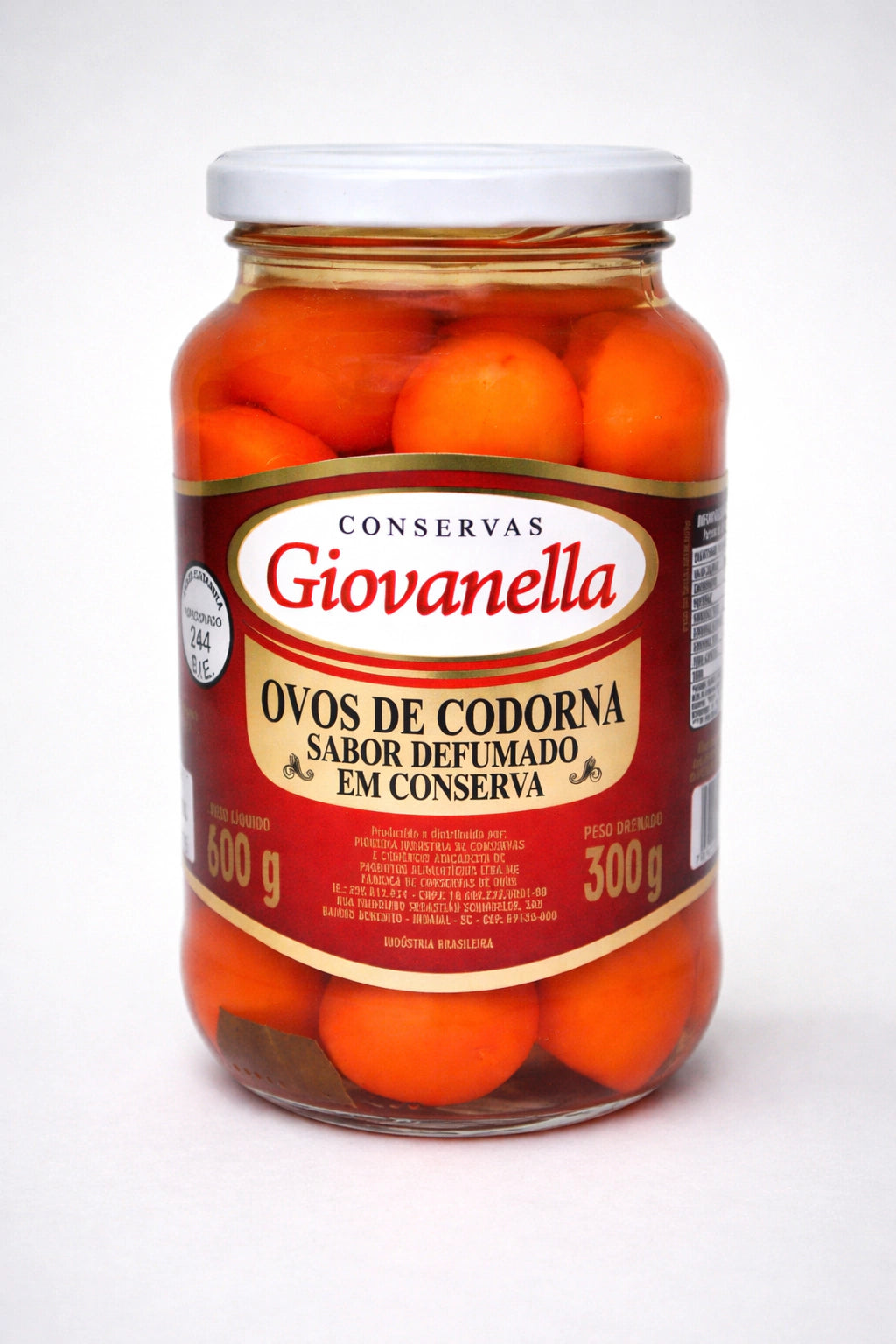 Ovo de Cordorna Defumado Giovanella 300g