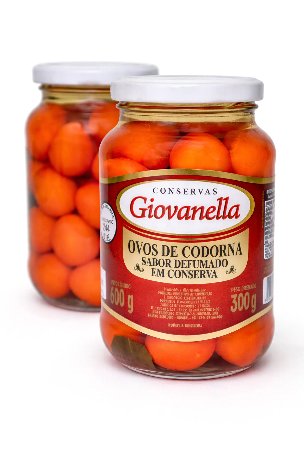 Ovo de Cordorna Defumado Giovanella 300g