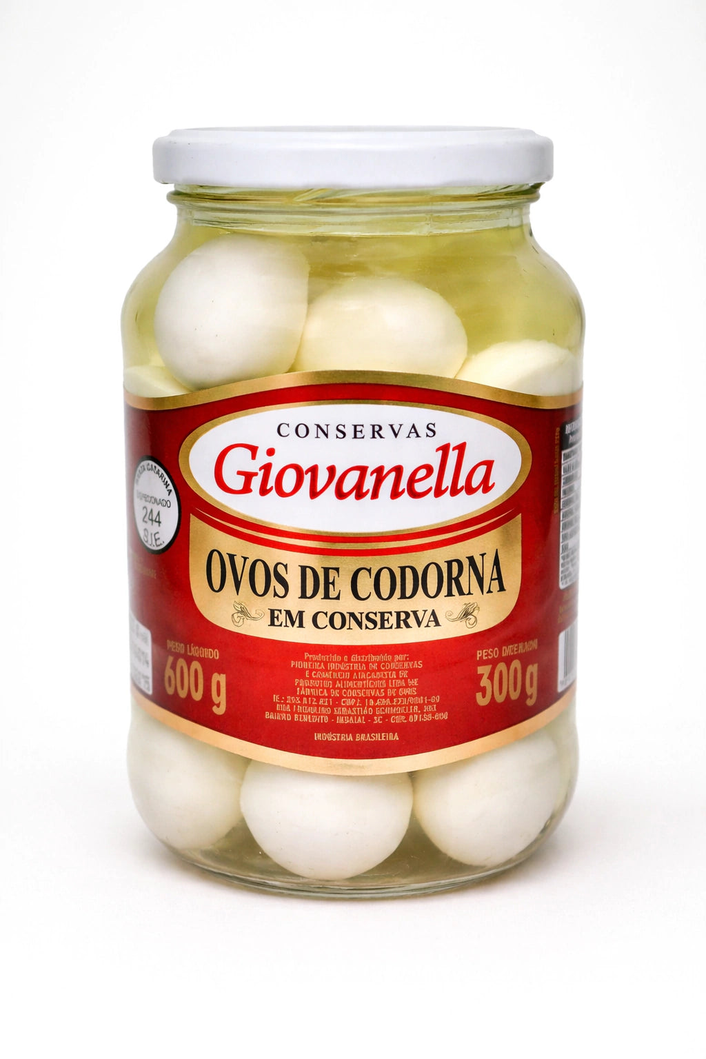 Ovo de Codorna Tradicional Giovanella 300g