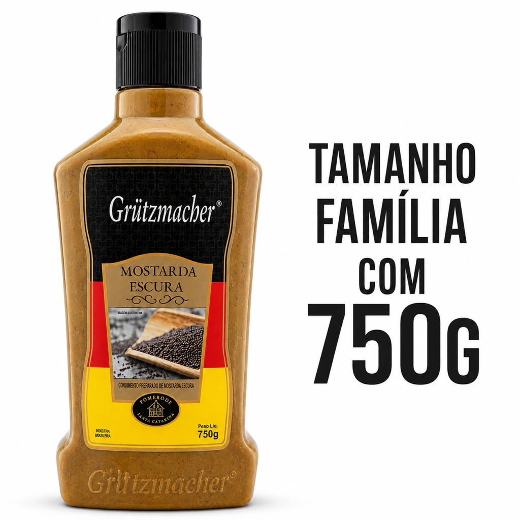 Mostarda Escura Grutzmacher 750g