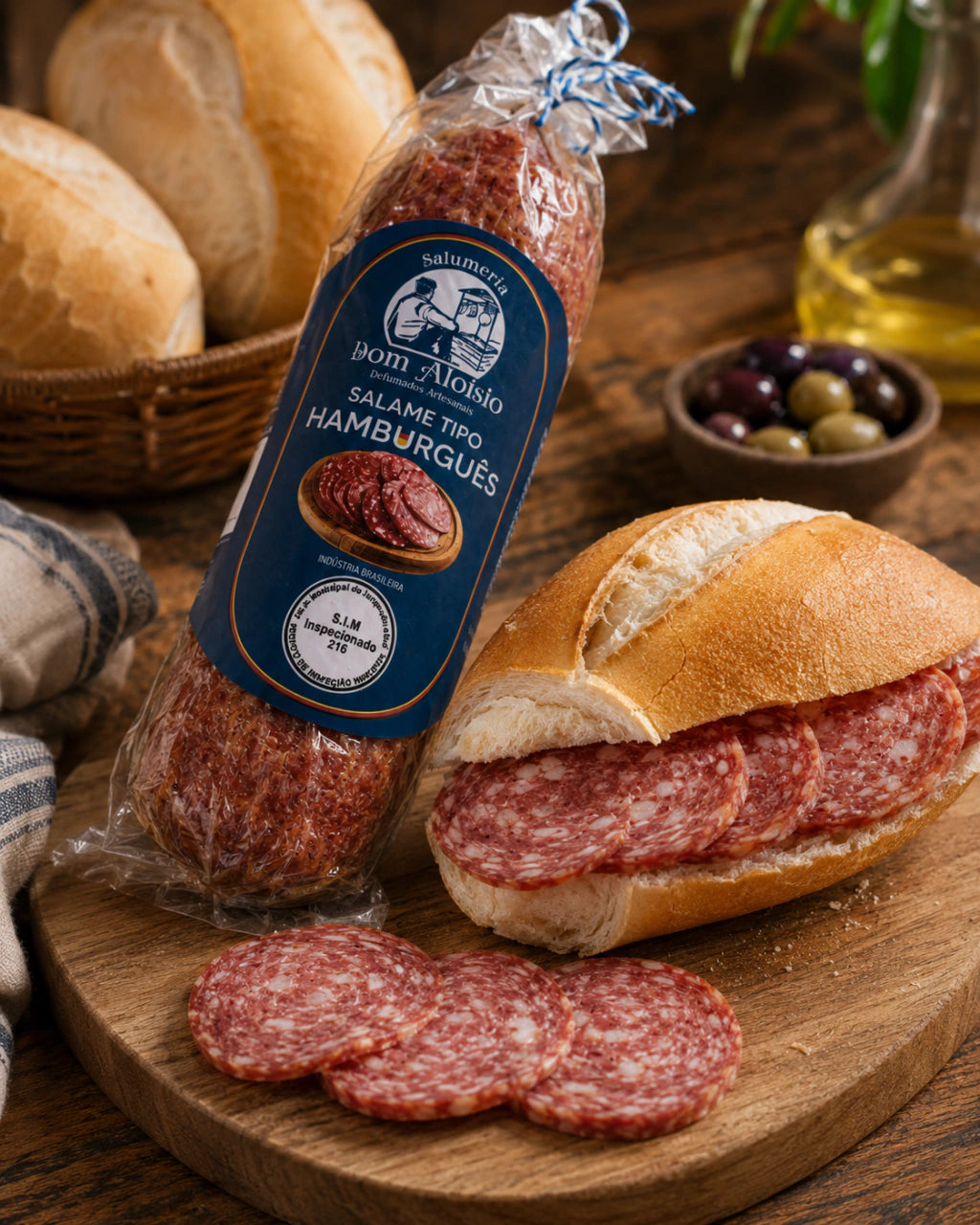 Salame Tipo Hamburguês Dom Aloísio Peça 250g