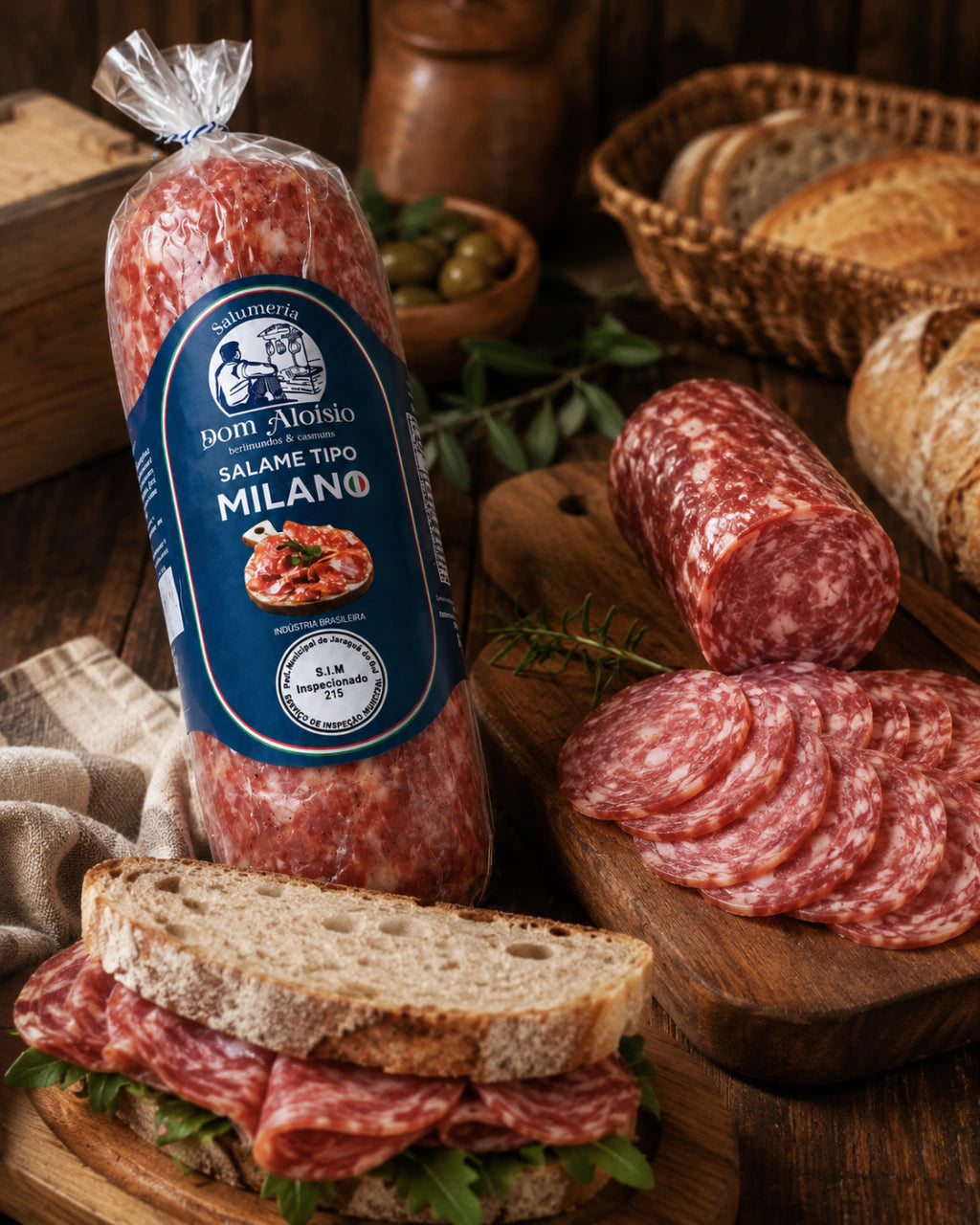 Salame Tipo Milano Dom Aloísio Peça 250g