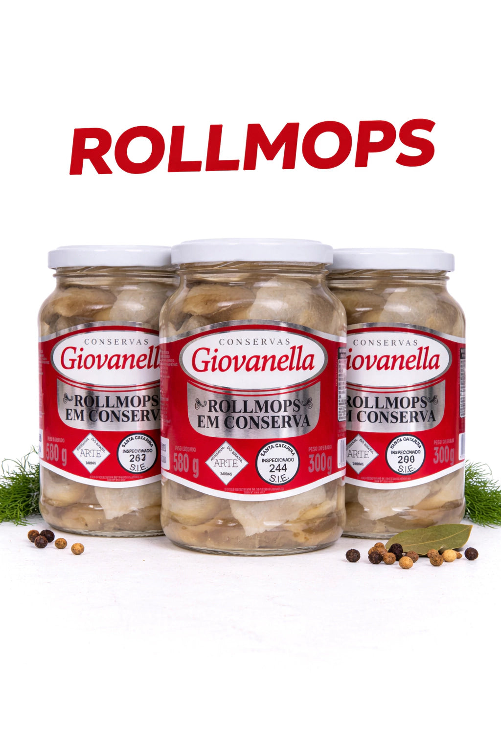 Kit 3 Rollmops Tradicional