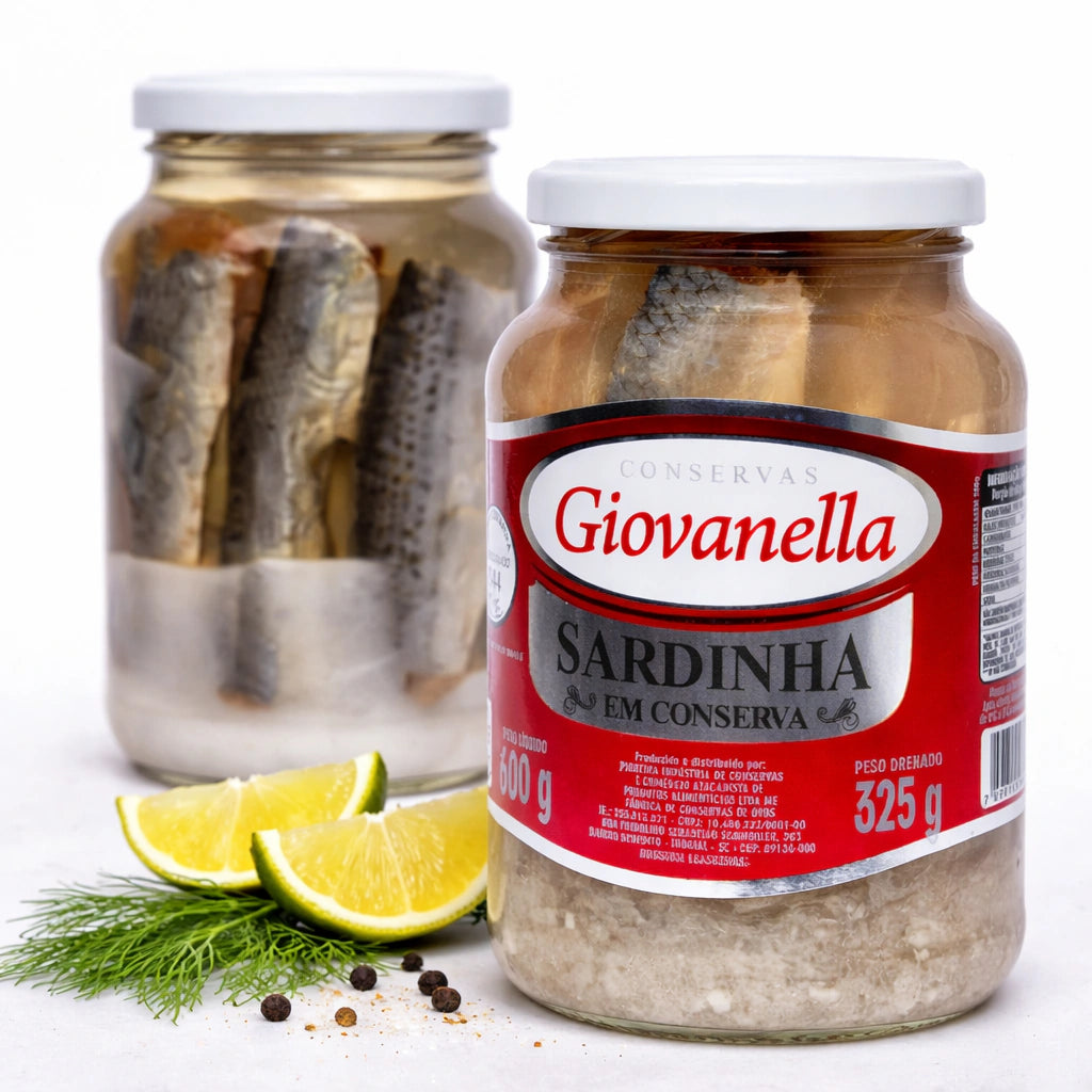 Sardinha Em Salmoura Peixe Salgado Em Conserva 300g