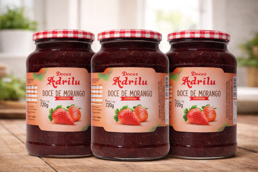Kit 03 Geléias de Morango Adrilu