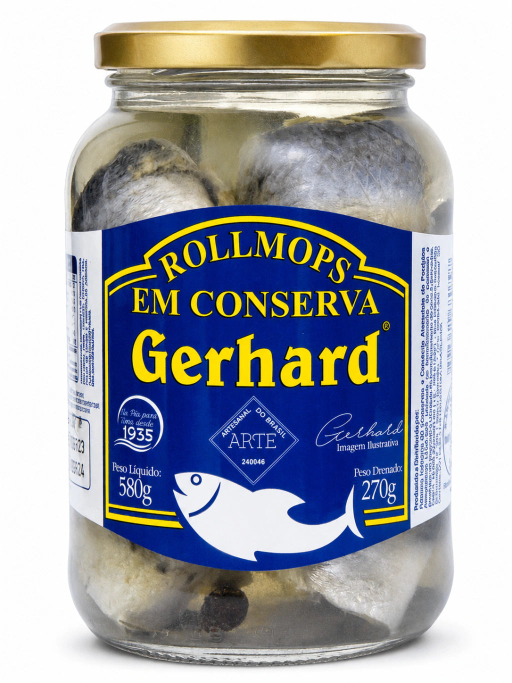 Rollmops em Conserva Gerhard - Produção artesanal desde 1935