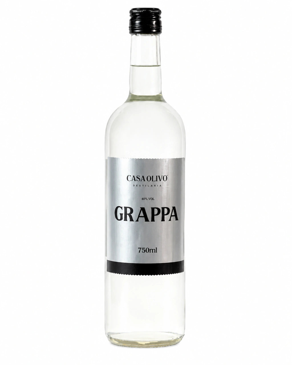 Graspa Grappa De Uva Pura Branca Casa Olivio 750ml