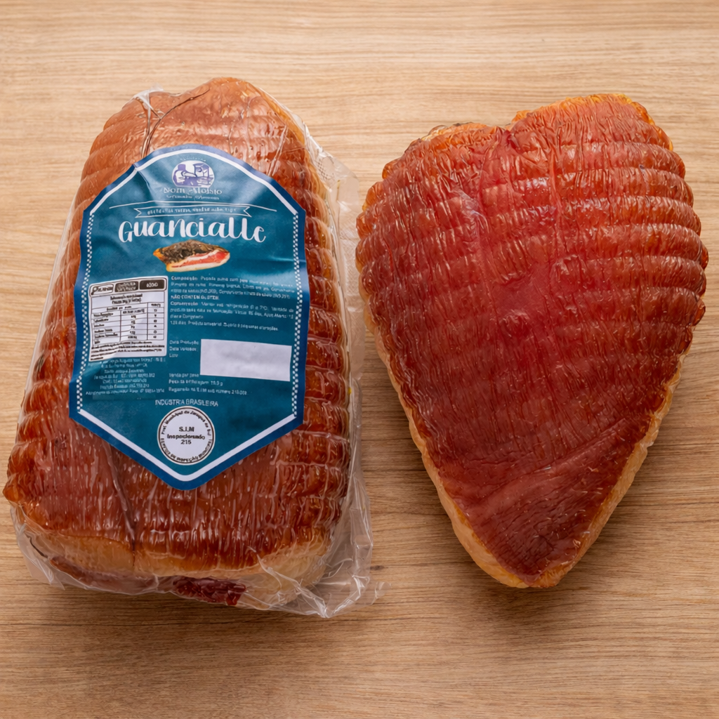 kit 2 Guanciale Suíno Artesana | Receita Italiana Tradicional | Maturado 60 Dias