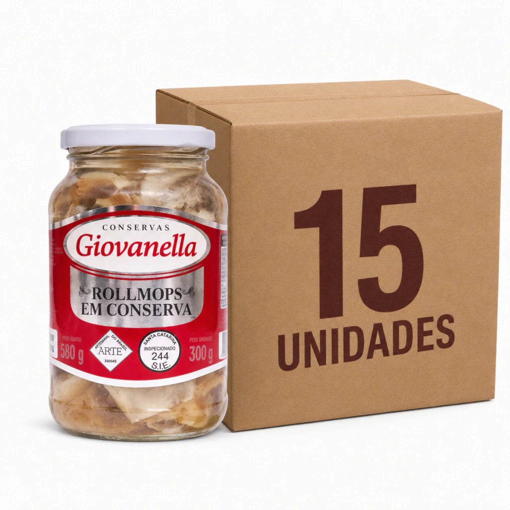 Rollmops em Conserva Giovanella CAIXA COM 15 UNIDADES