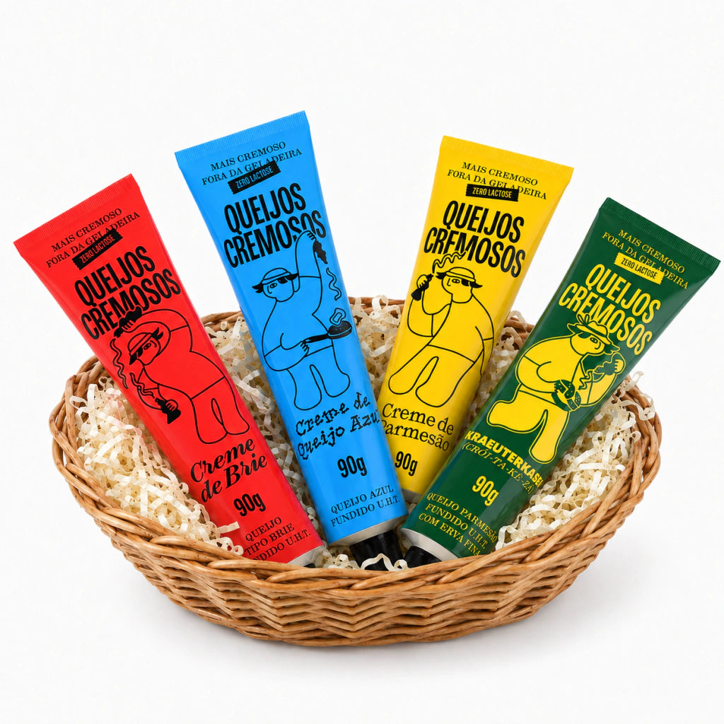 Kit 4 Queijos Cremosos Pomerode Alimentos