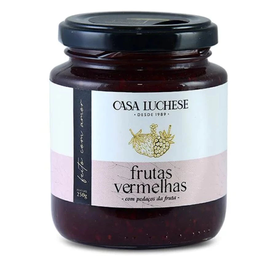 Geléia de Frutas Vermelhas Premium 250g Casa Luchese