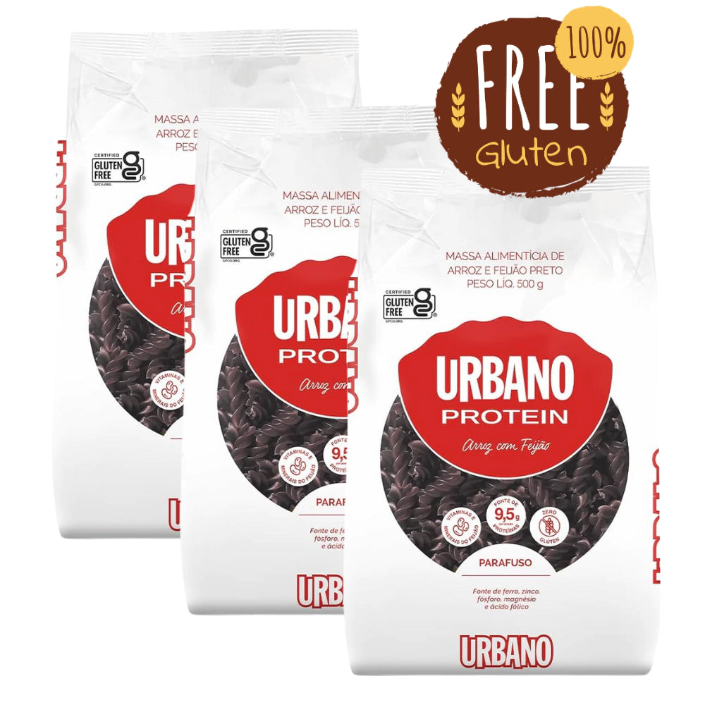 Macarrão de Arroz com Feijão Parafuso Urbano Pacote 500g