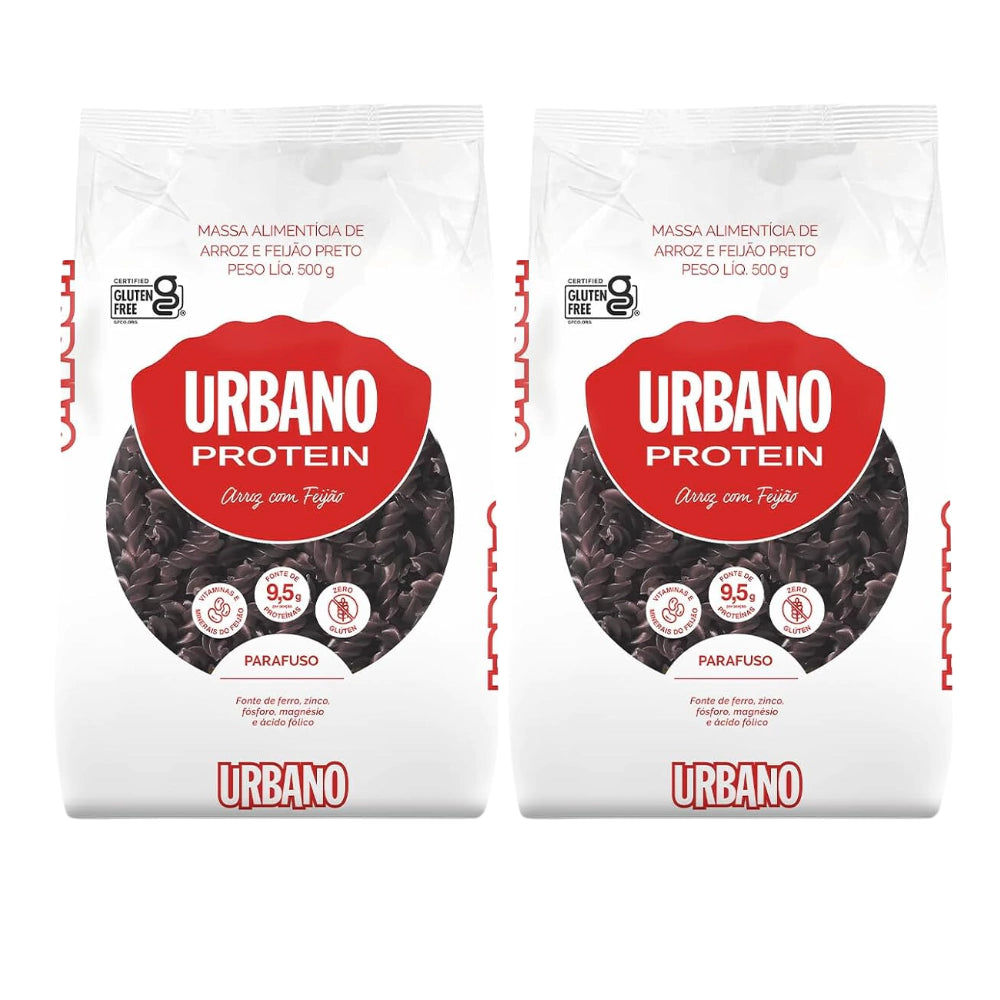 Macarrão de Arroz com Feijão Parafuso Urbano Pacote 500g