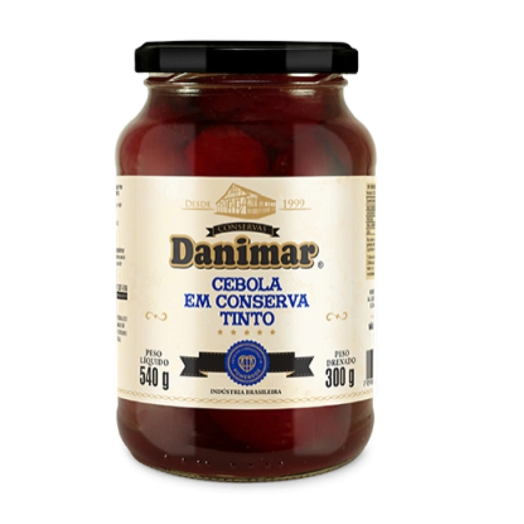 Cebola Em Conserva Vinho Tinto Danimar 300g