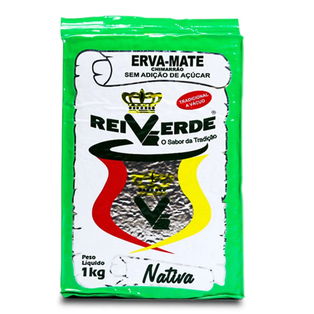 Erva Mate Tradicional a Vácuo Rei Verde 1kg