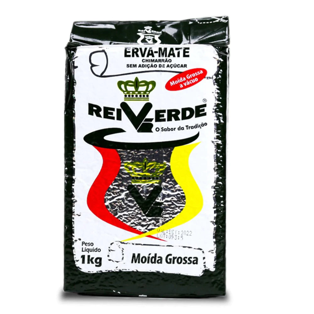 Erva Mate Rei Verde Moída Grossa a Vácuo 1KG