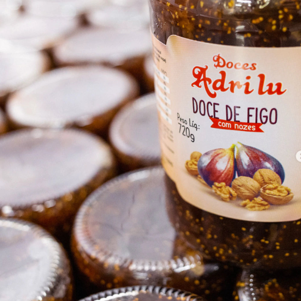 Doce Geléia de Figo com Nozes Adrilu 720g