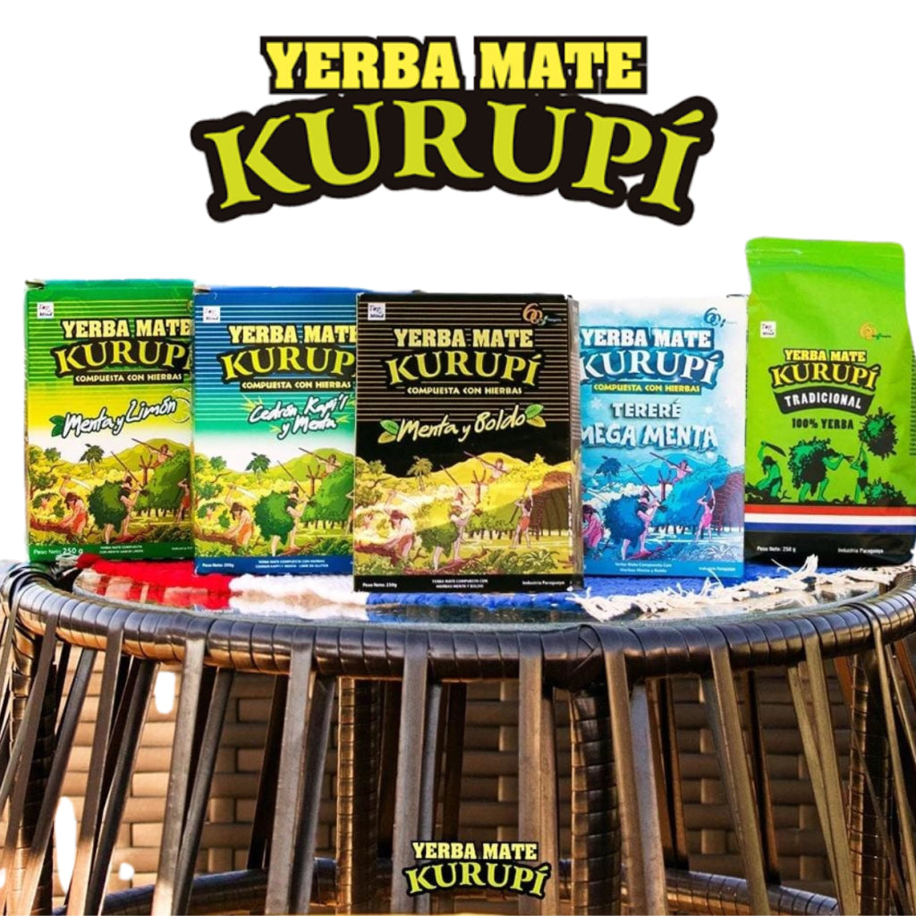 Erva Mate Tererê Kurupi - Todos os Sabores - Pacote de 500g
