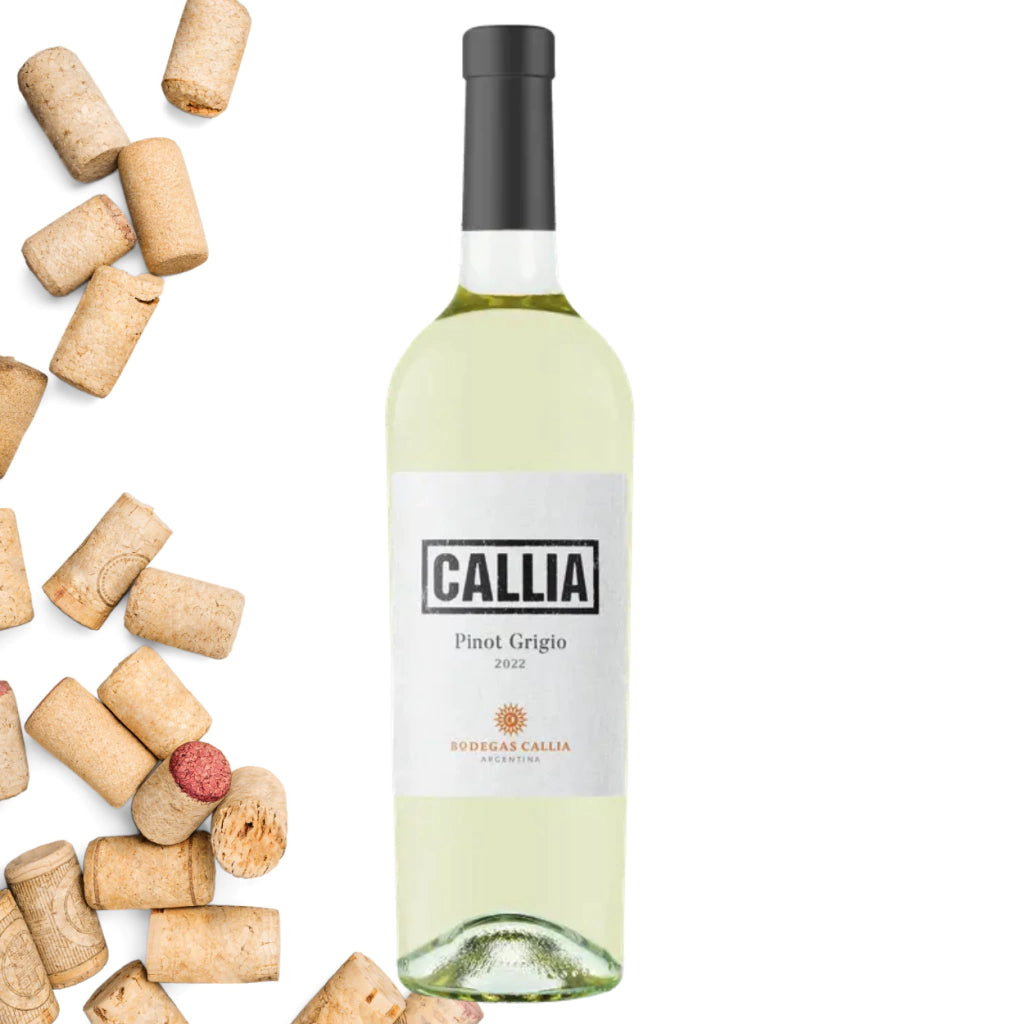 Vinho Argentino Branco Seco Callia Pinot Grigio 750ml