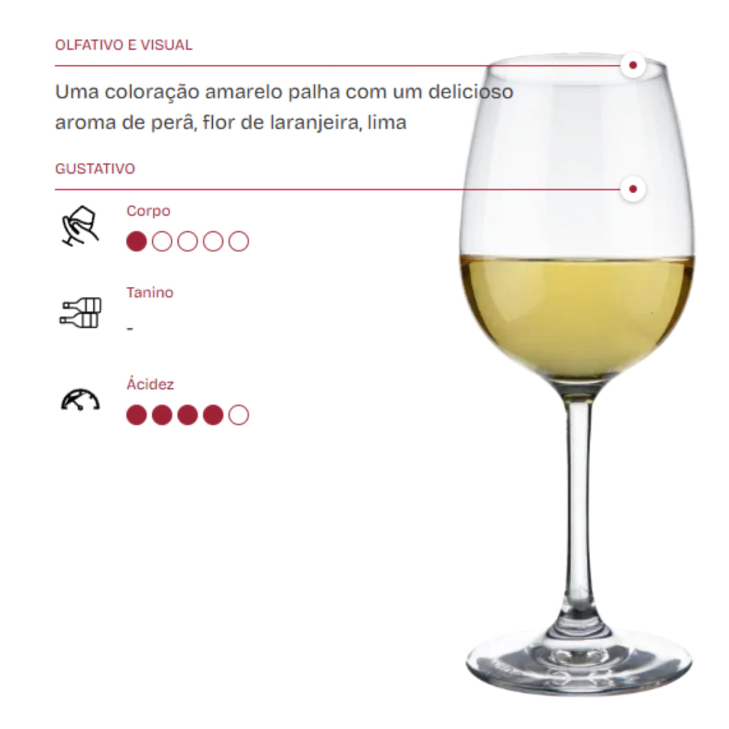 Vinho Argentino Branco Seco Callia Pinot Grigio 750ml